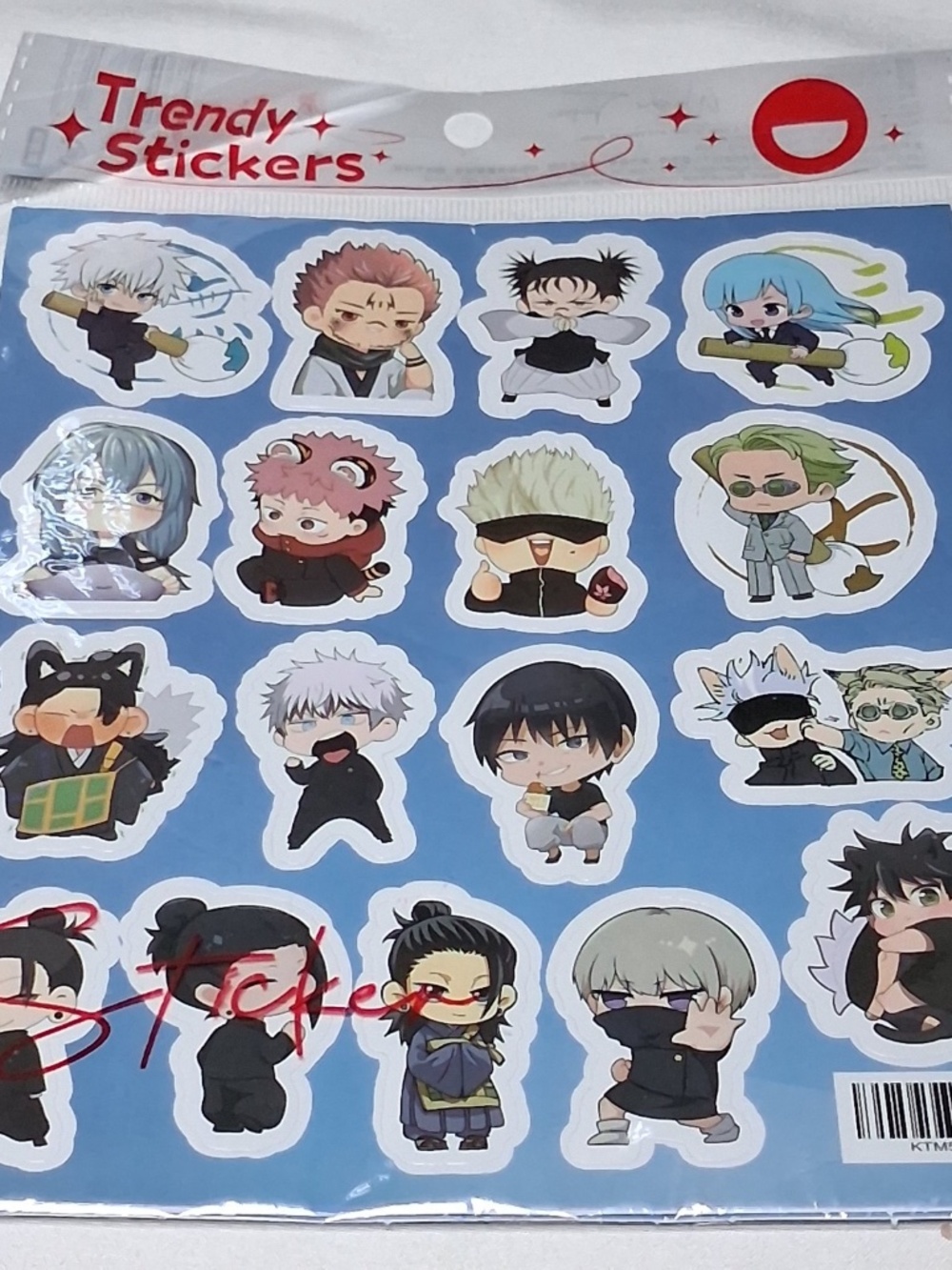 New Lot Set of 100 Pack Jujutsu Kaisen Stickers Anime Trendy Manga